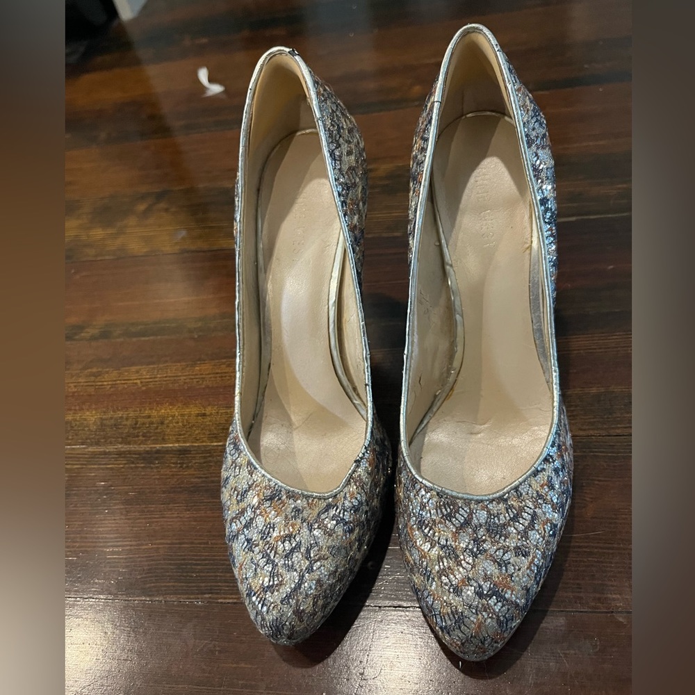 Nine West Glittery Party Heels
